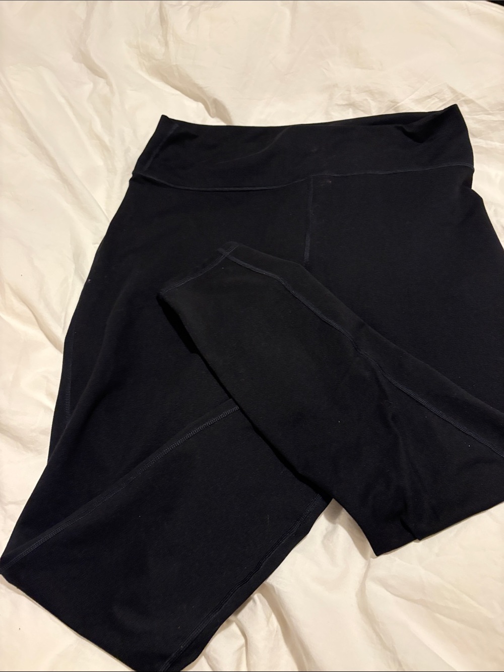 Fabletics Black Leggings - Stretch High-Waist Performance
